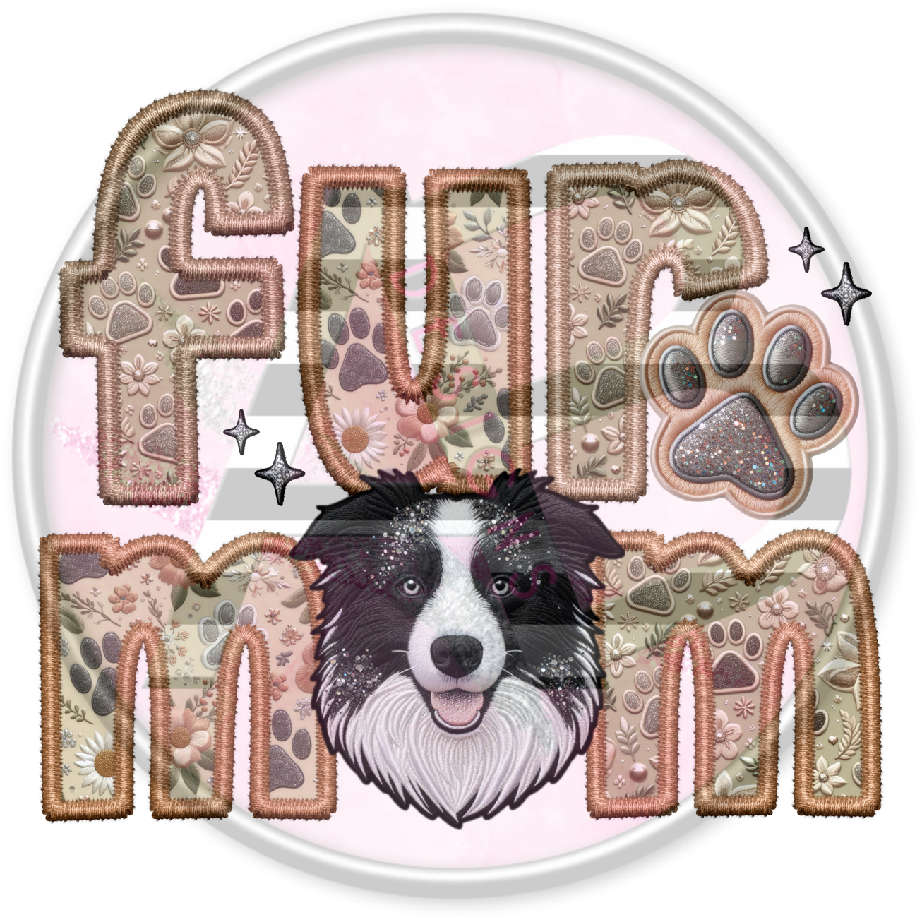 DTF Heat Transfer - Fur Mom 84