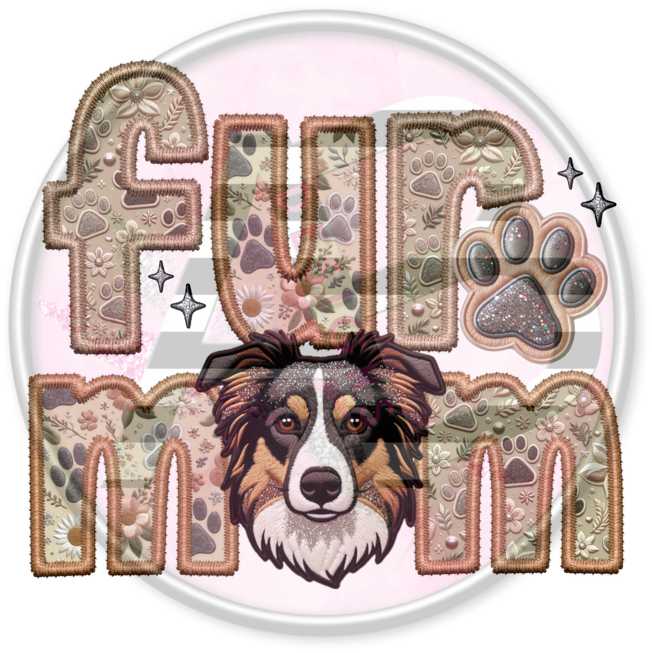 DTF Heat Transfer - Fur Mom 85