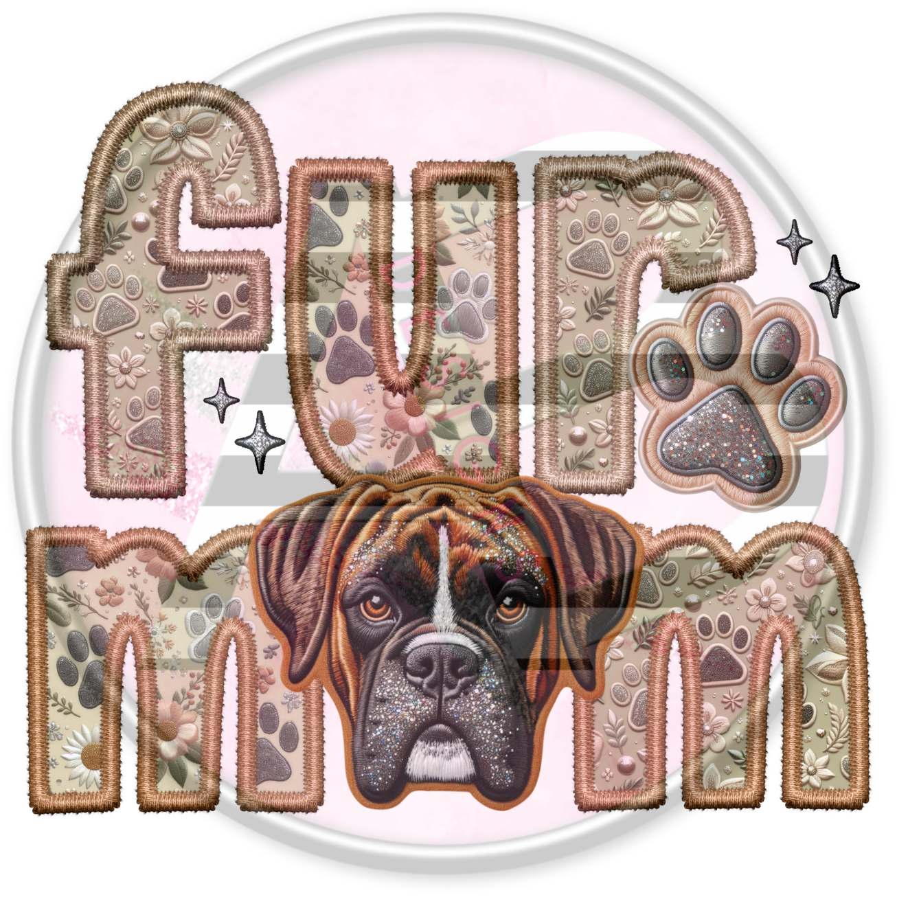 DTF Heat Transfer - Fur Mom 88