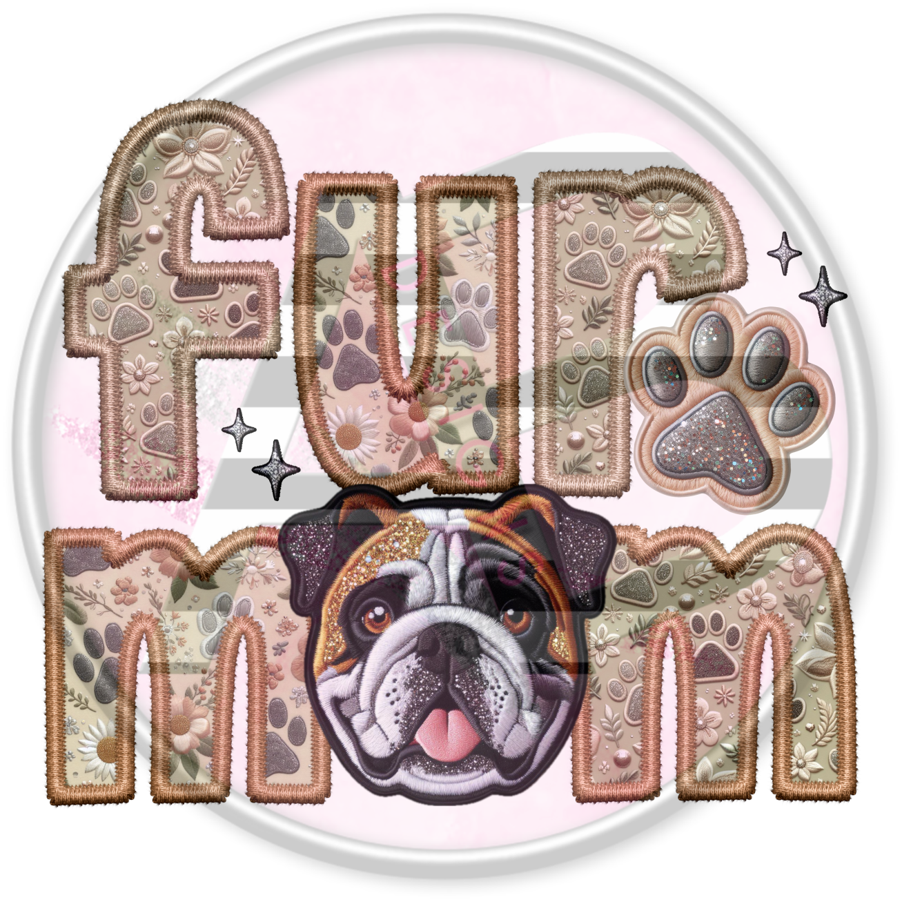 DTF Heat Transfer - Fur Mom 92