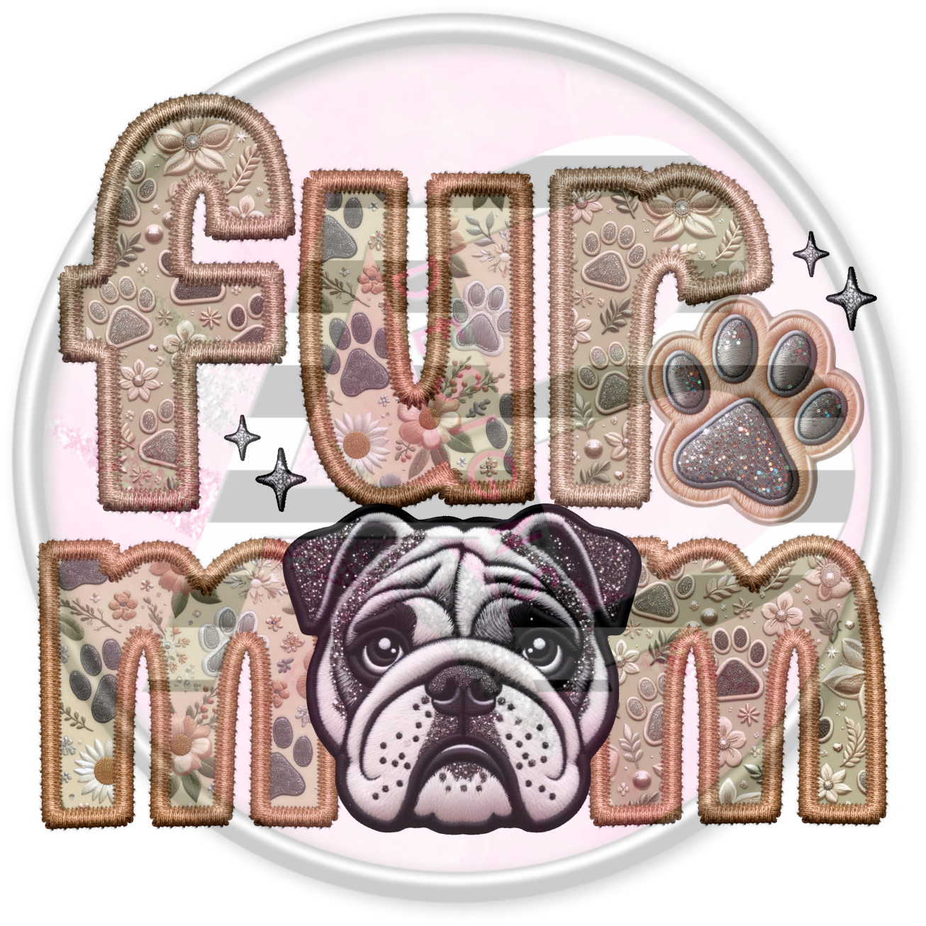 DTF Heat Transfer - Fur Mom 93