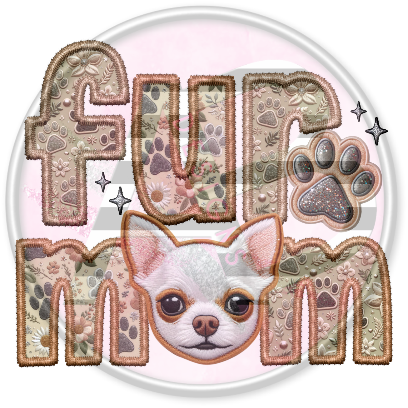 DTF Heat Transfer - Fur Mom 98