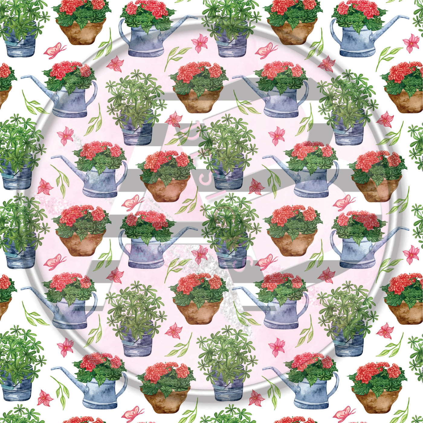 Adhesive Patterned Vinyl - Gardening 13 SMALLER