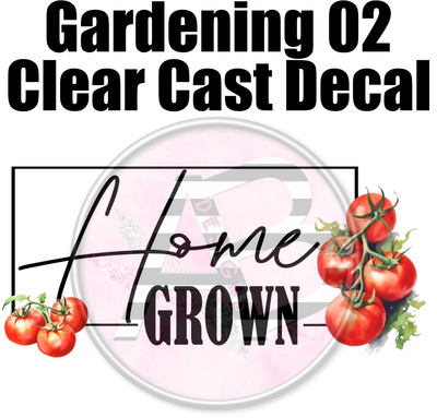 Gardening 02 - Clear Cast Decal-645