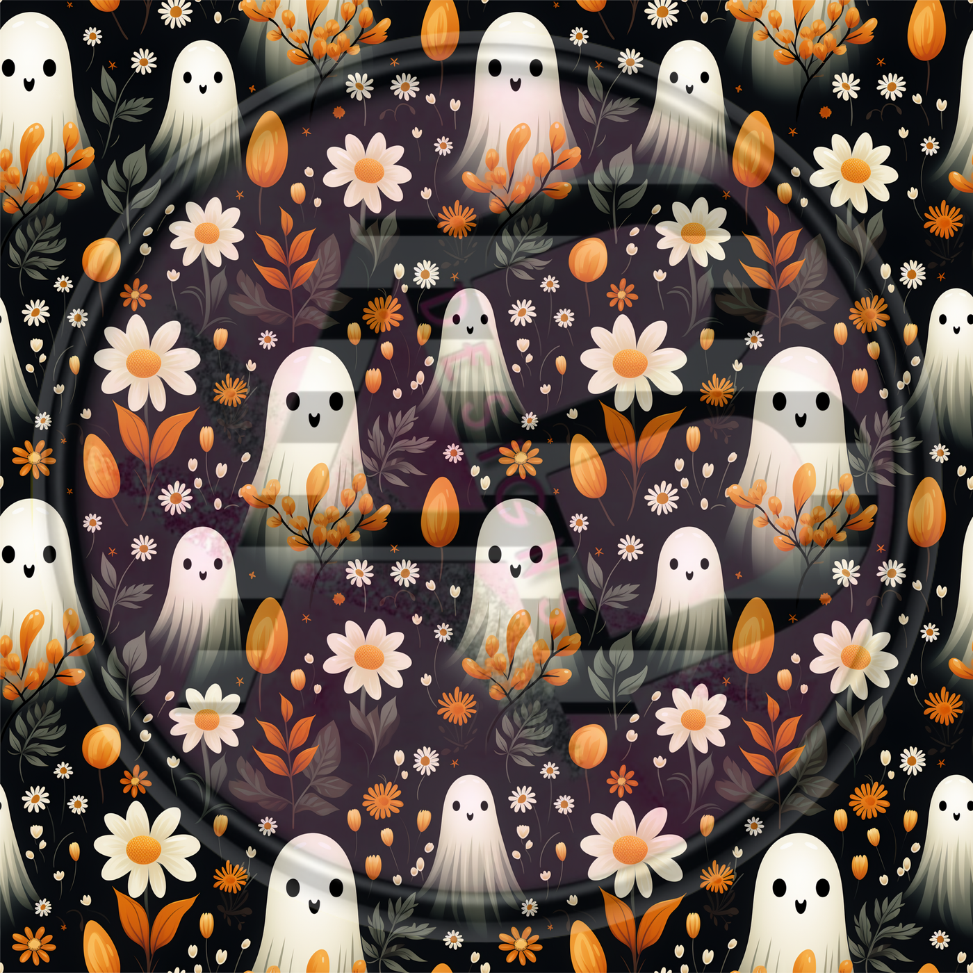 Adhesive Patterned Vinyl - Ghost 04 Smaller