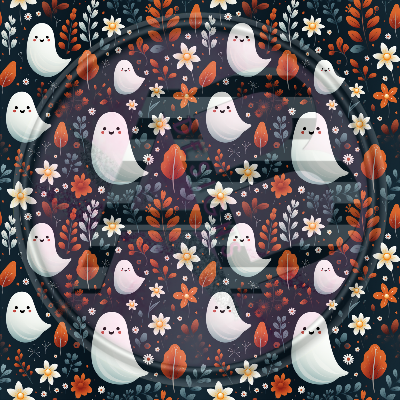 Adhesive Patterned Vinyl - Ghost 12 Smaller