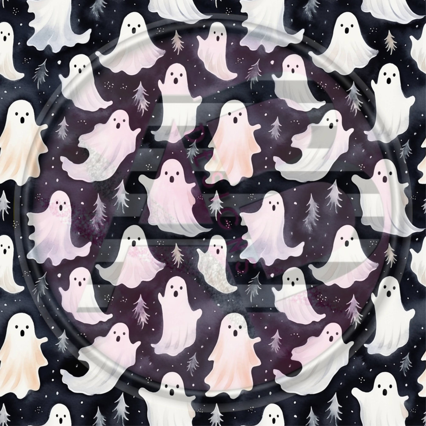 Adhesive Patterned Vinyl - Ghost 17