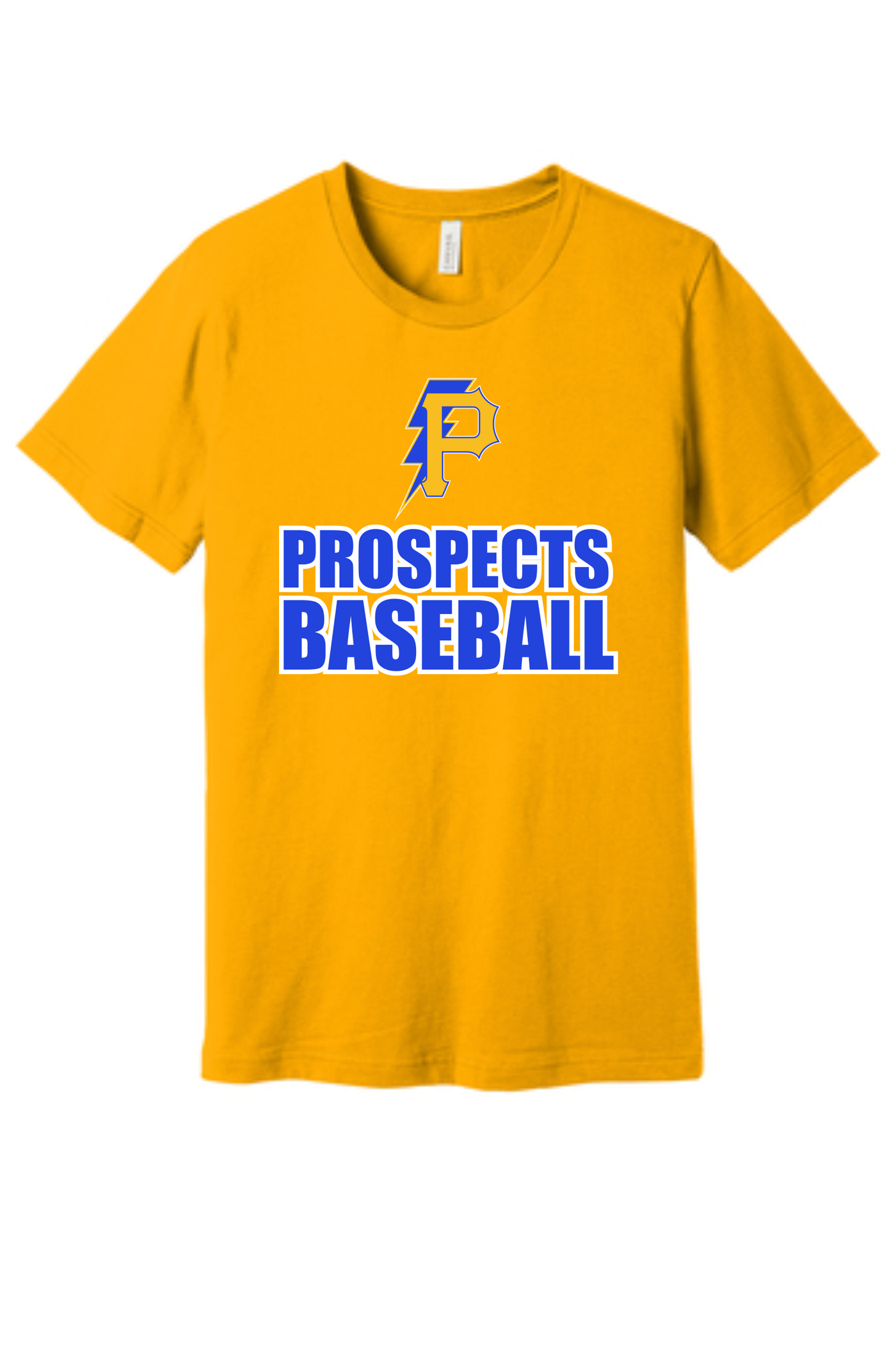 Prospects Baseball Cotton Shirt - BC3001  BELLA+CANVAS ® Unisex Jersey Short Sleeve Tee