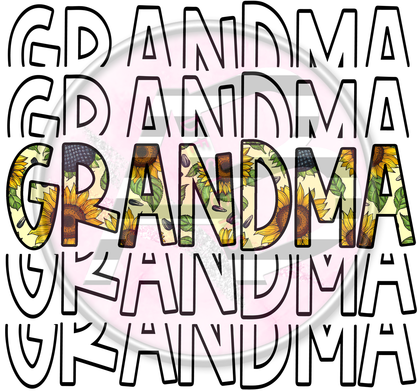 DTF Heat Transfer - Grandma 09