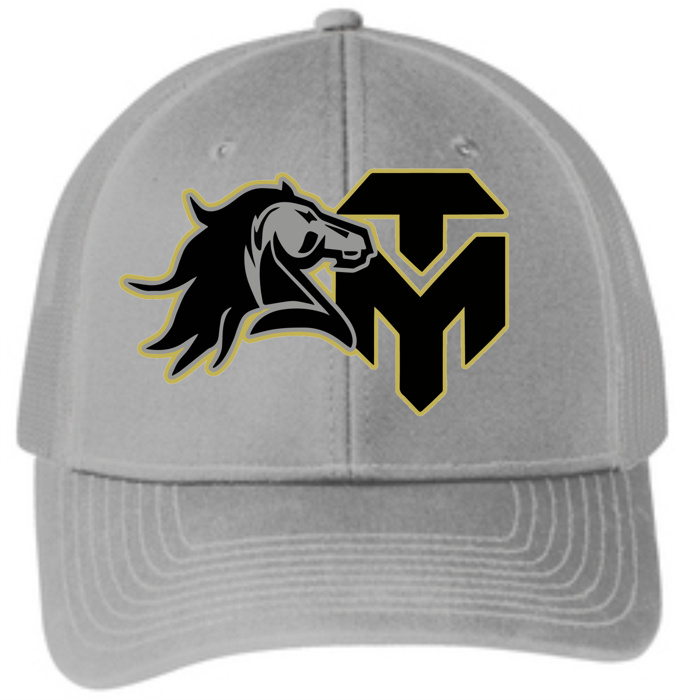 Trinity Mustangs - C112  Port Authority® Snapback Trucker Cap