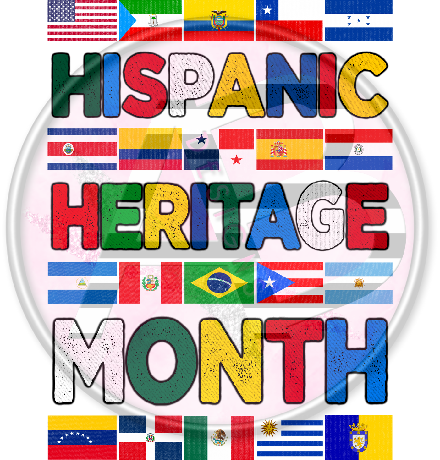 DTF Heat Transfer - Hispanic Heritage 16