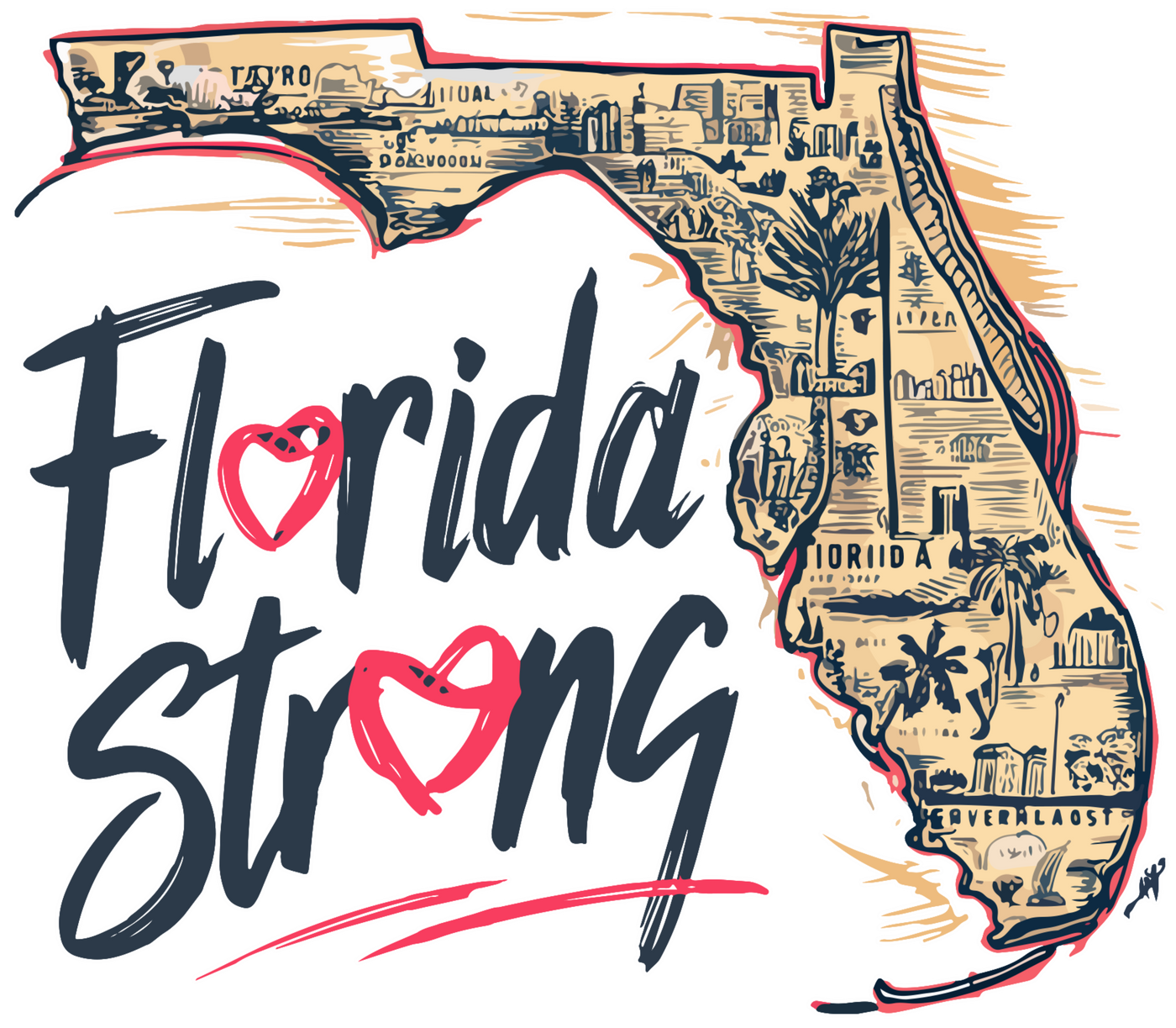 Florida Strong | Hurricane Decals