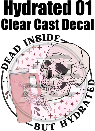 Hydrated 01 - Clear Cast Decal - 306
