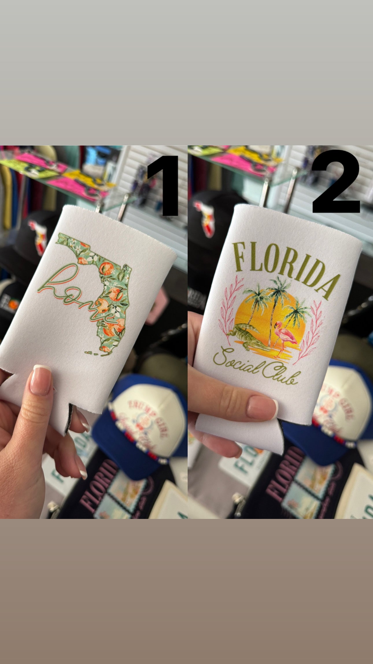 Florida Life Skinny Coozie