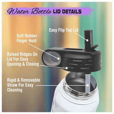 20oz Laser Engraved Custom Water Bottle