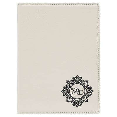 Small Journal Notepad with lined paper - 7” x 9.75” - Custom Laser Engraving