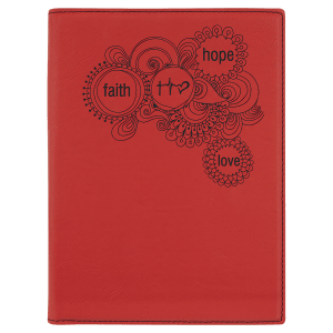 Small Journal Notepad with lined paper - 7” x 9.75” - Custom Laser Engraving