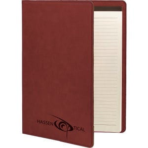 Small Portfolio Notepad - 7” x 9” - Custom Laser Engraving