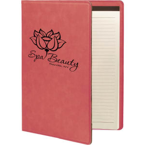 Small Portfolio Notepad - 7” x 9” - Custom Laser Engraving