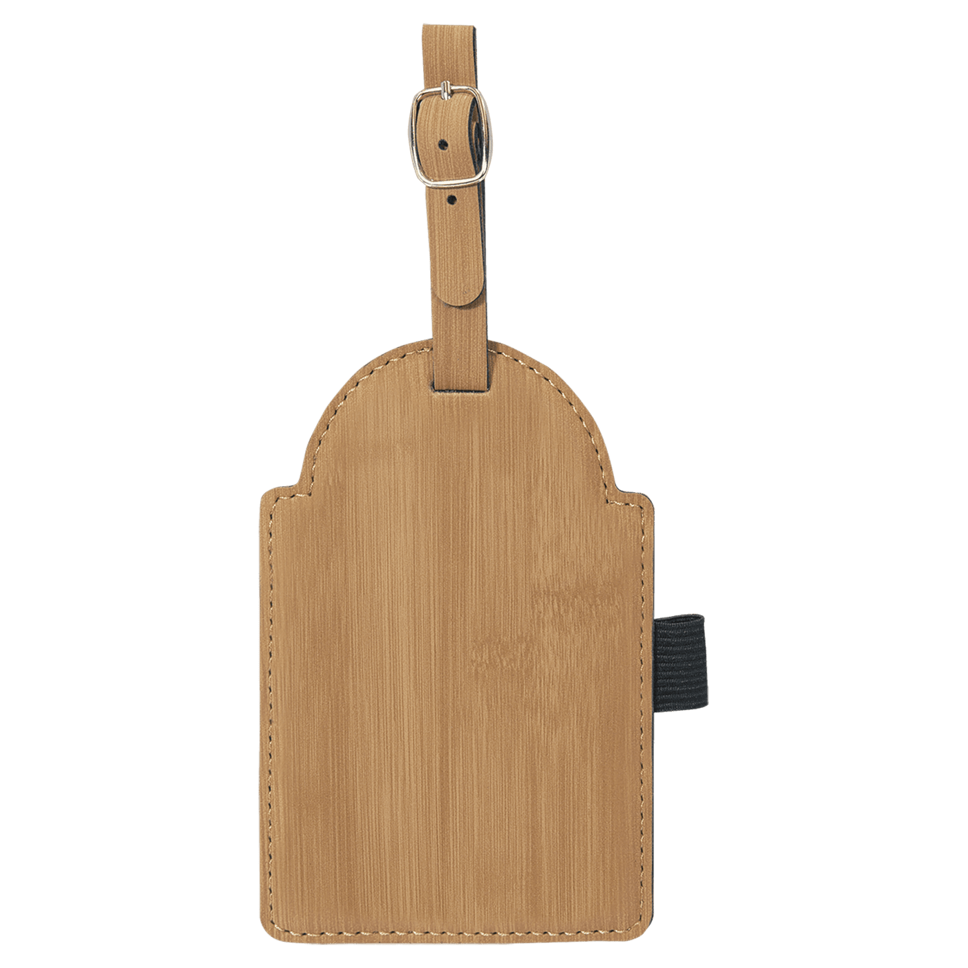 Golf Bag Tag with 3 Wooden Tees - Custom Laser Engraving