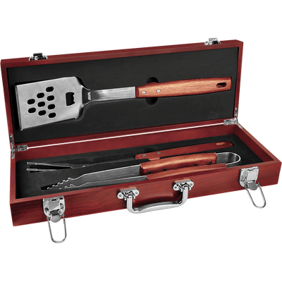 3 Piece BBQ Set - Custom Laser Engraving