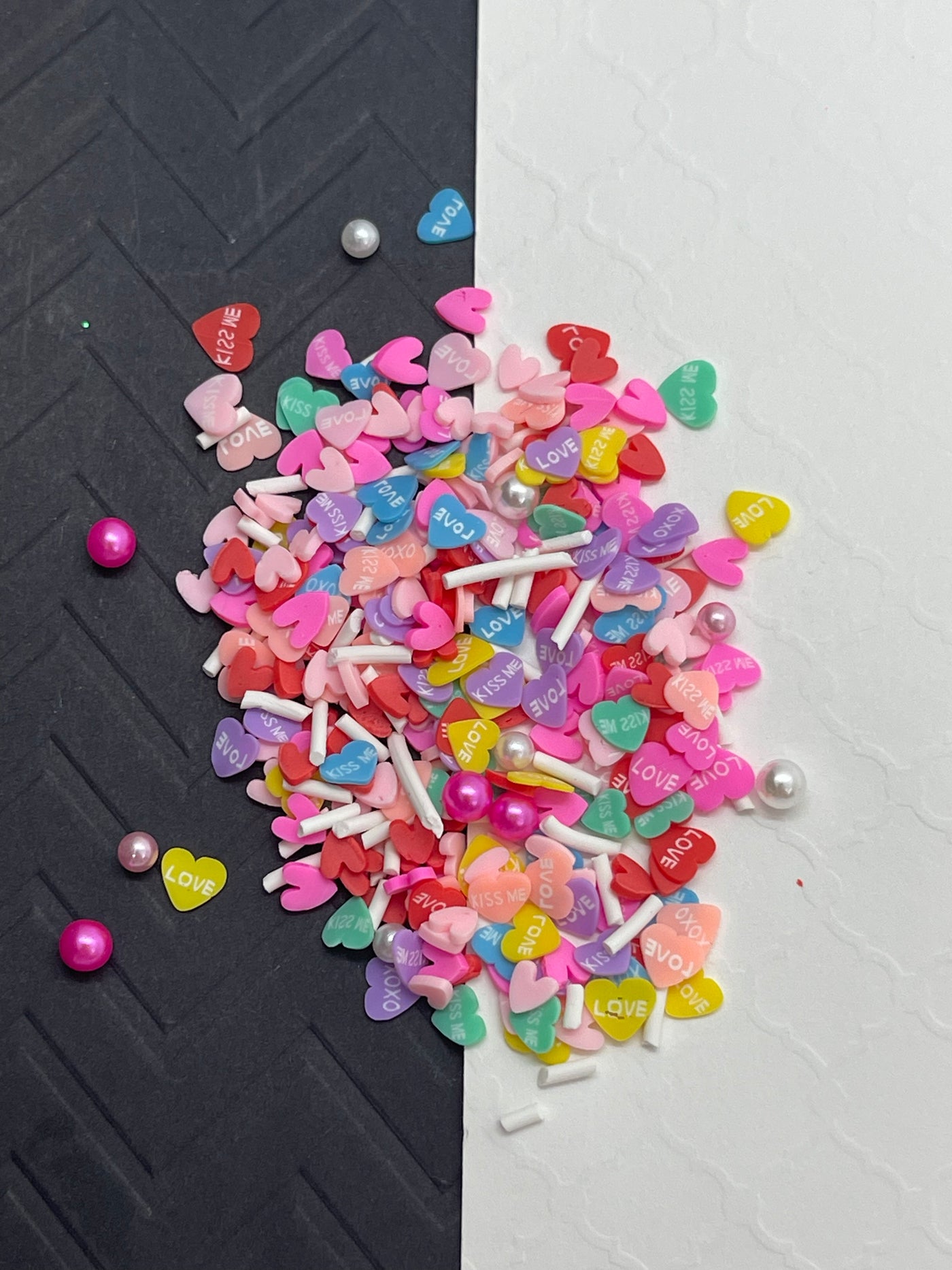 Hearts and Pearl Sprinkles