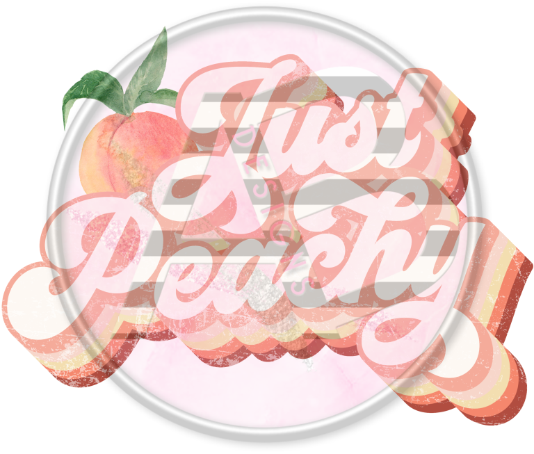 DTF Heat Transfer - Just Peachy 02