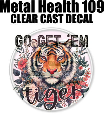 Mental Health 109 - Clear Cast Decal-578