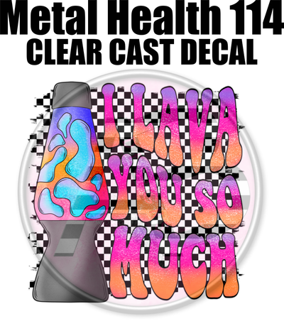 Mental Health 114 - Clear Cast Decal-583