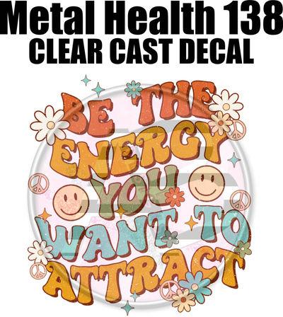 Mental Health 138 - Clear Cast Decal-607