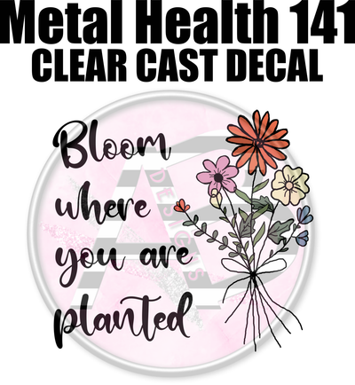Mental Health 141 - Clear Cast Decal-610