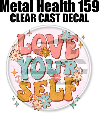 Mental Health 159 - Clear Cast Decal-628