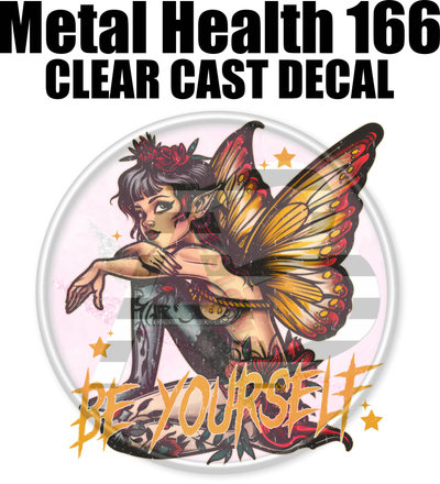 Mental Health 166 - Clear Cast Decal-635