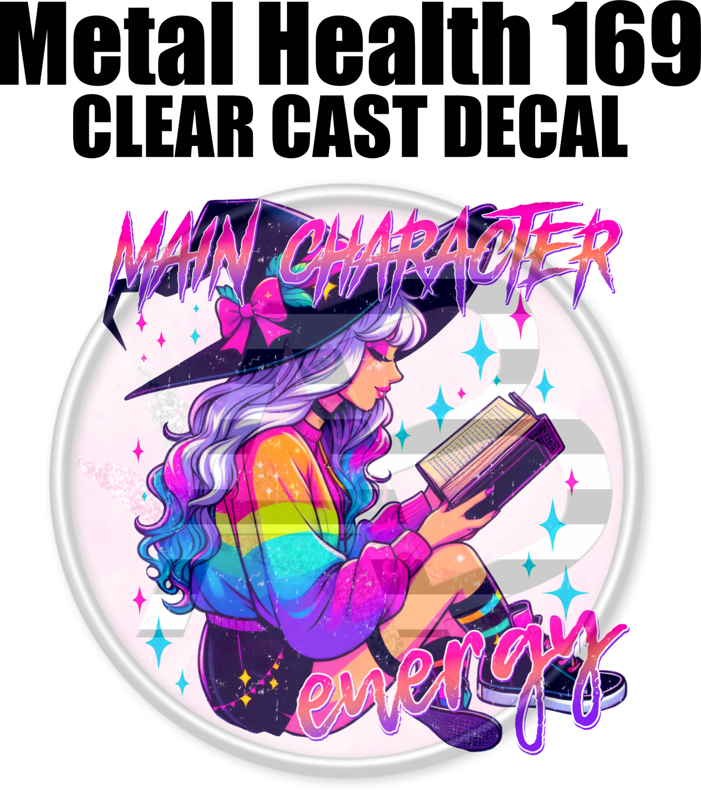 Mental Health 169 - Clear Cast Decal-638