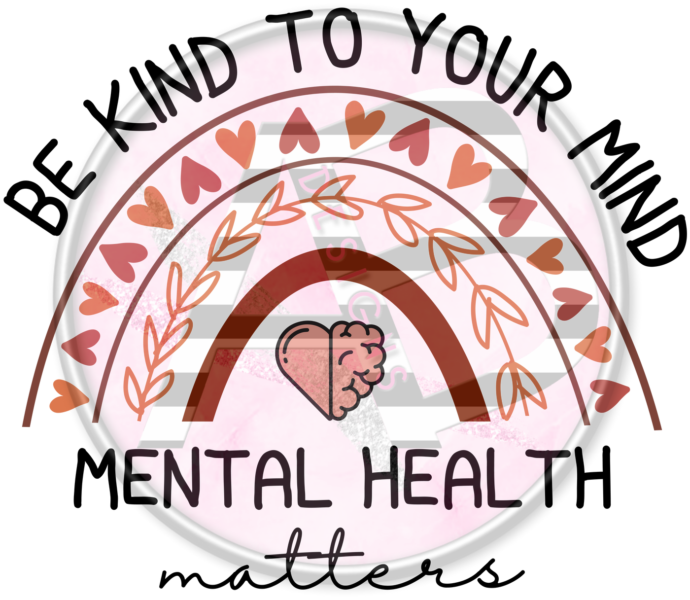 DTF Heat Transfer - Mental Health 63