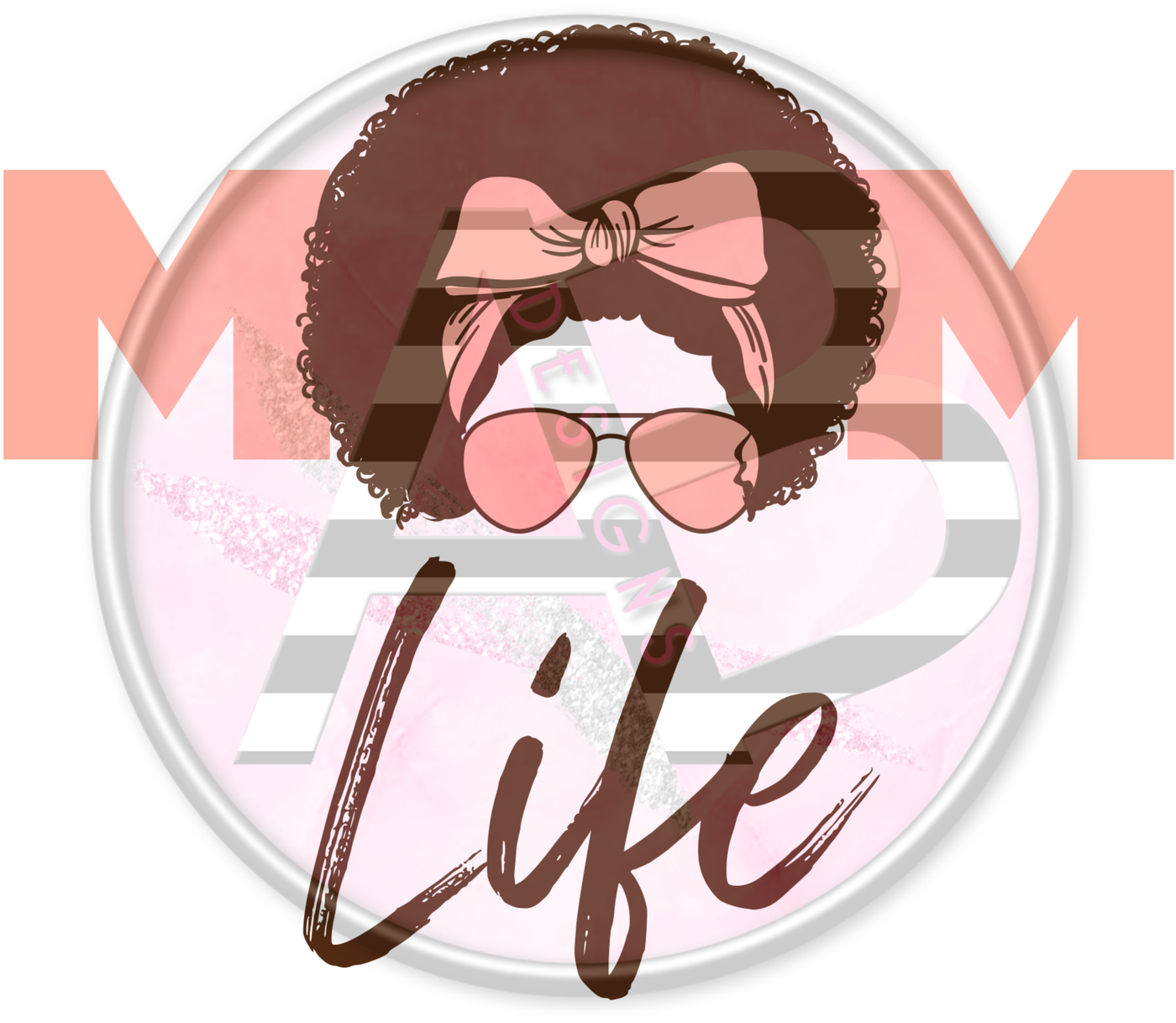 DTF Heat Transfer - Mom Life 06