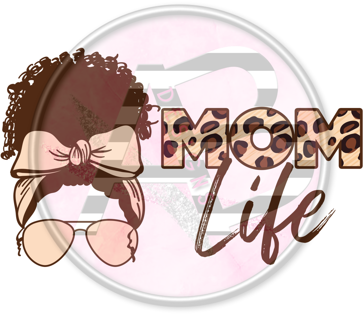 DTF Heat Transfer - Mom Life 07