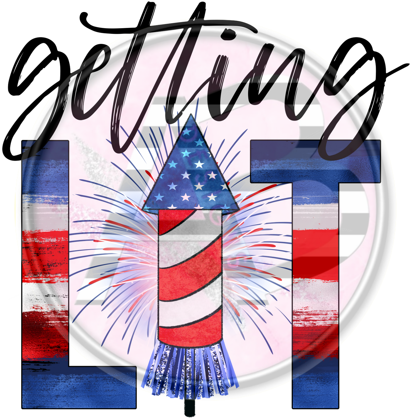 DTF Heat Transfer - Patriotic 02