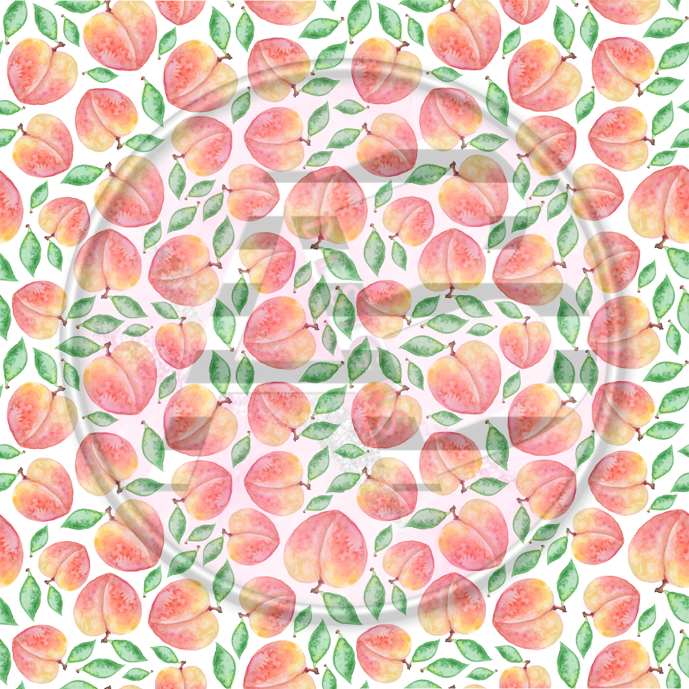 Adhesive Patterned Vinyl - Peaches 01 Smaller