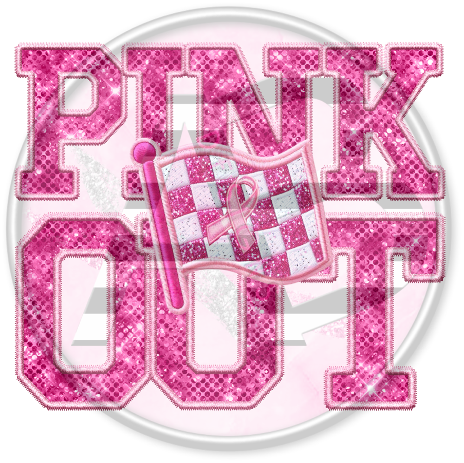 DTF Heat Transfer - Pink Out Racing