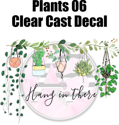 Plants 06 - Clear Cast Decal - 123