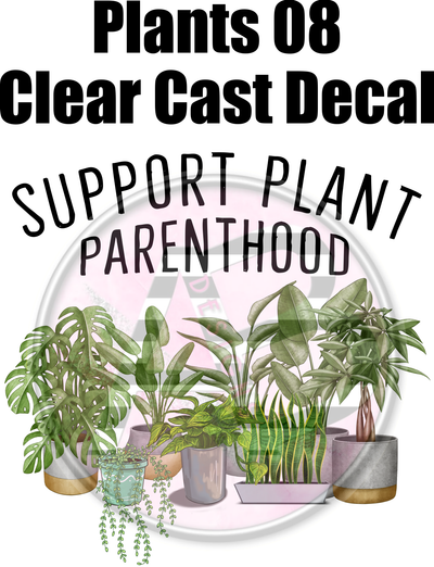 Plants 08 - Clear Cast Decal - 125