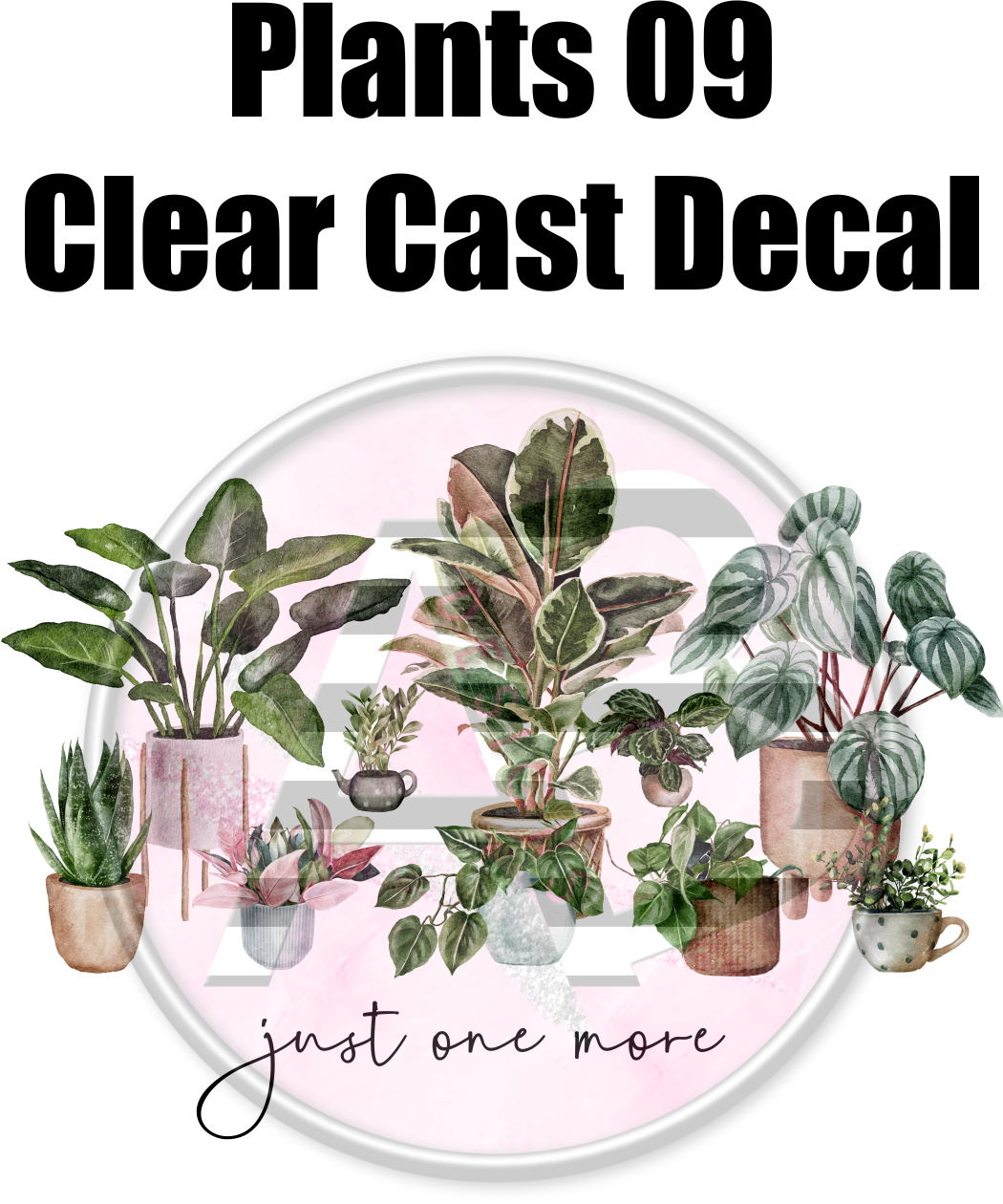 Plants 09 - Clear Cast Decal - 126