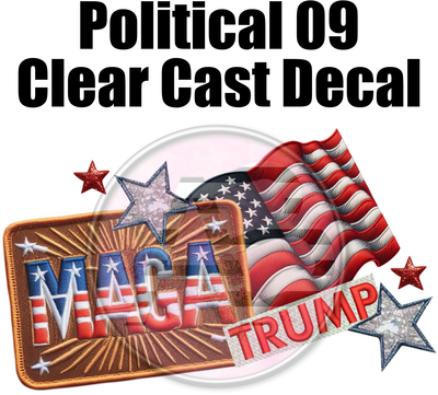 Political 09 - Clear Cast Decal-666