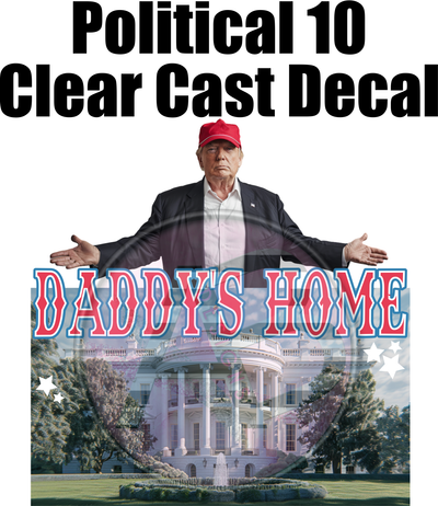 Political 10 - Clear Cast Decal-667