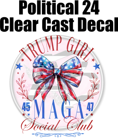 Political 24 - Clear Cast Decal-681