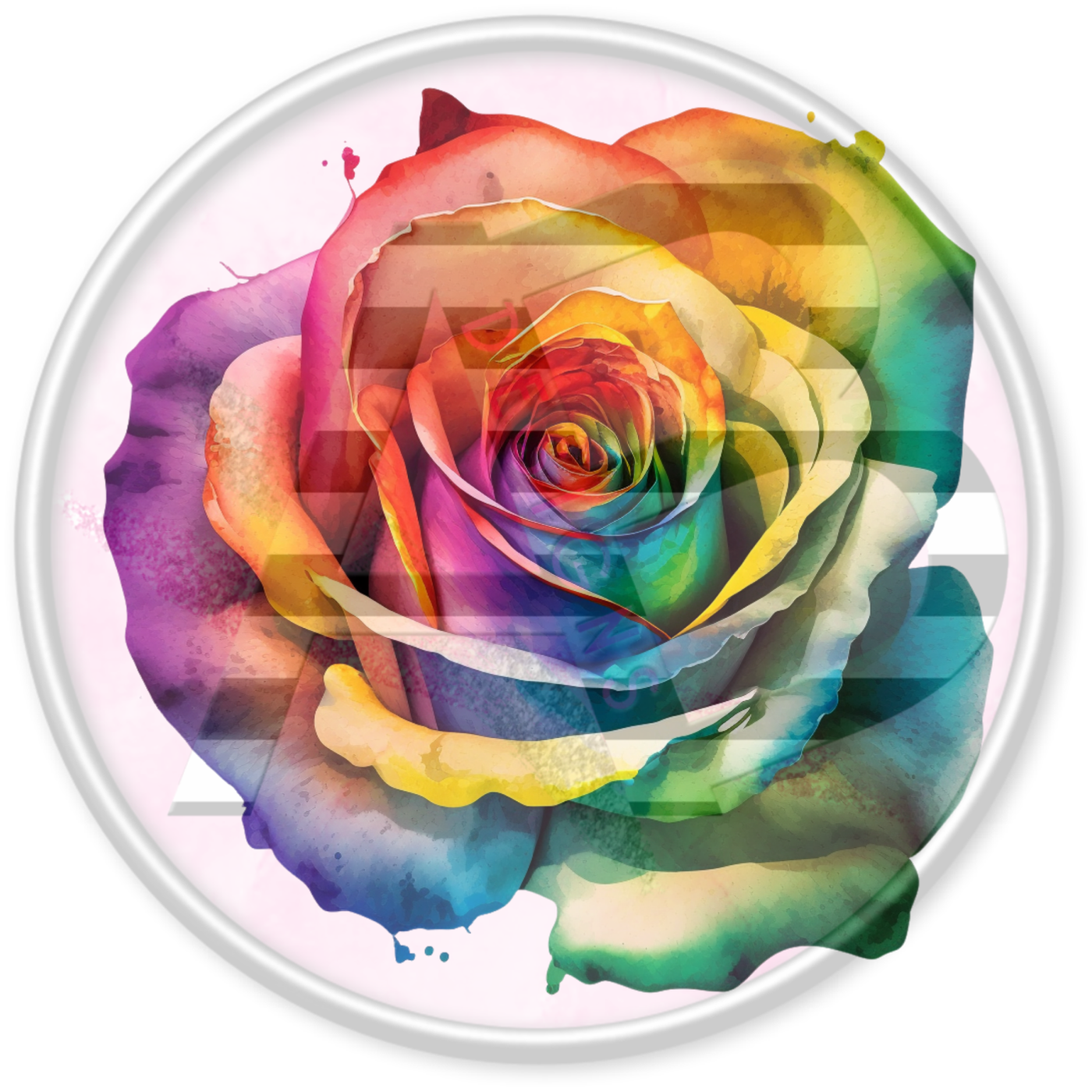 DTF Heat Transfer - Rainbow Roses 29