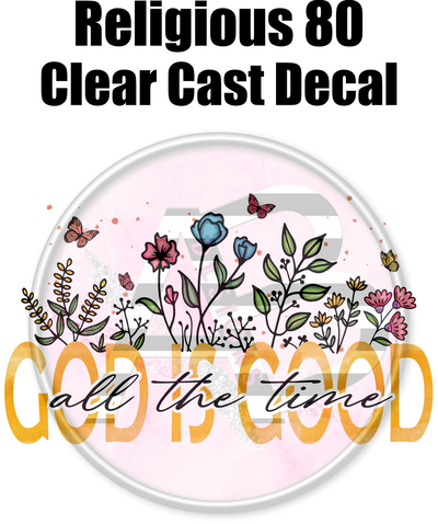 Religious 80 - Clear Cast Decal - 236