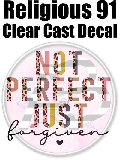 Religious 91 - Clear Cast Decal - 247