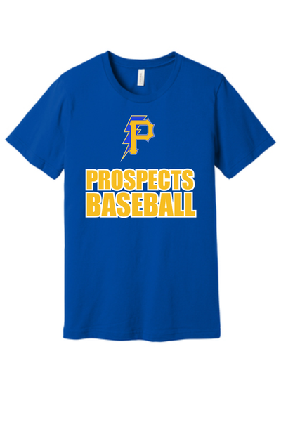 Prospects Baseball Cotton Shirt - BC3001  BELLA+CANVAS ® Unisex Jersey Short Sleeve Tee